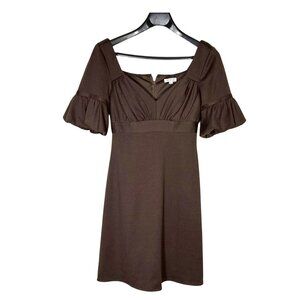 OCOC Brown Mini Dress Size 0 Fit & Flare